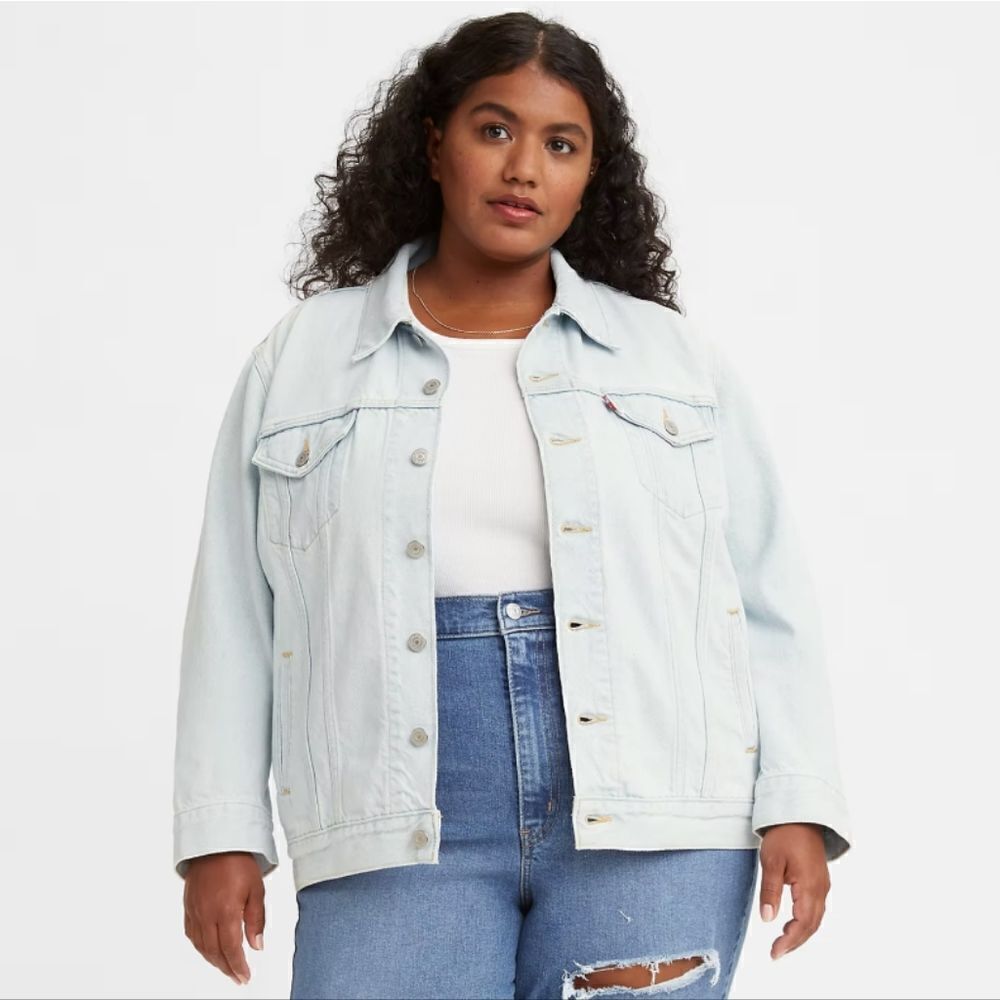 Plus Size Levi's Ex-Boyfriend Trucker Jean Jacket